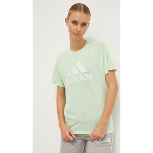 Zielona bluzka Adidas w sportowym stylu