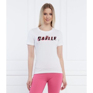 Bluzka Gaëlle Paris z krótkim rękawem w młodzieżowym stylu