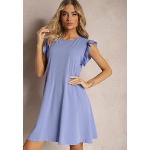 Niebieska sukienka Renee z bawełny