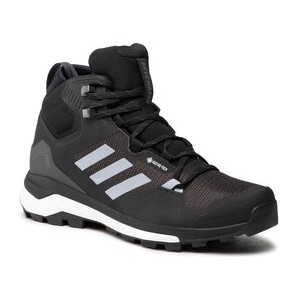 Czarne buty trekkingowe Adidas sznurowane z goretexu