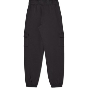 Granatowe spodnie Cropp w sportowym stylu z dresówki