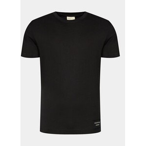 Czarny t-shirt Outhorn w stylu casual