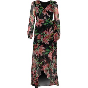 Sukienka ubierzsie.com w stylu boho z tkaniny z długim rękawem