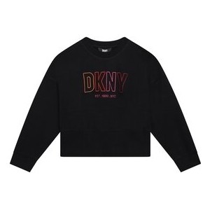 Czarna bluza dziecięca DKNY