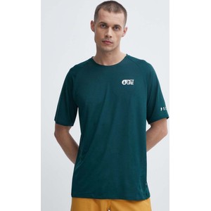 Zielony t-shirt Picture z krótkim rękawem w sportowym stylu