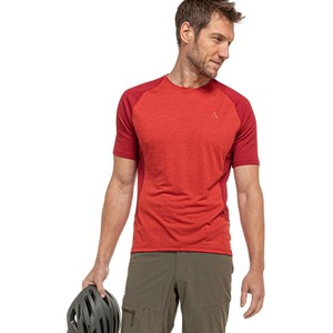 Czerwony t-shirt Schöffel