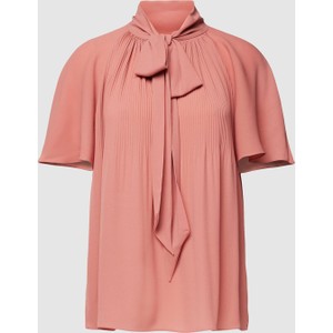 Różowa bluzka Ralph Lauren z golfem