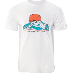 T-shirt Elbrus z krótkim rękawem z bawełny w młodzieżowym stylu