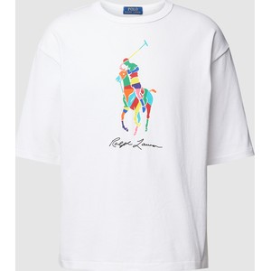 T-shirt POLO RALPH LAUREN w młodzieżowym stylu z nadrukiem z krótkim rękawem