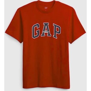T-shirt Gap z krótkim rękawem z bawełny w młodzieżowym stylu