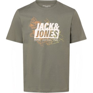 T-shirt Jack & Jones z bawełny w młodzieżowym stylu z nadrukiem