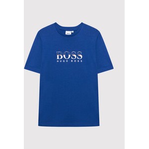 Niebieska koszulka dziecięca Hugo Boss dla chłopców