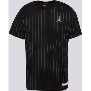 Czarny t-shirt Jordan w street stylu z krótkim rękawem