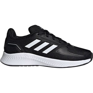 Czarne buty sportowe dziecięce Adidas ze skóry