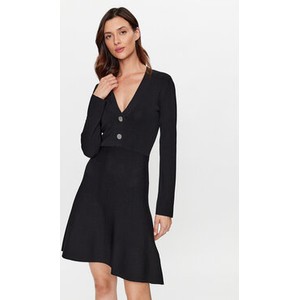 Czarna sukienka Armani Exchange w stylu casual mini
