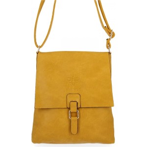 Żółta torebka Bee Bag średnia na ramię w stylu casual