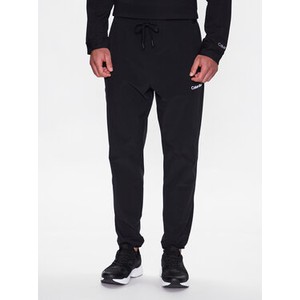 Czarne spodnie sportowe Calvin Klein z dresówki