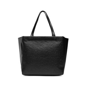 Czarna torebka Calvin Klein w wakacyjnym stylu na ramię