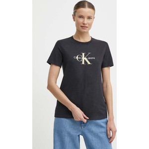 Bluzka Calvin Klein z bawełny w młodzieżowym stylu
