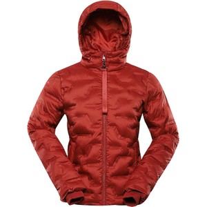 Czerwona kurtka Alpine Pro wiatrówki z kapturem krótka