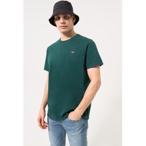 Zielony t-shirt Levis z krótkim rękawem