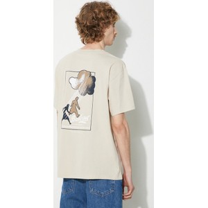 T-shirt Barbour z bawełny z nadrukiem w młodzieżowym stylu