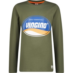 Zielona koszulka dziecięca Vingino dla chłopców