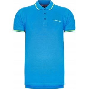 Niebieska koszulka polo Pierre Cardin w stylu casual