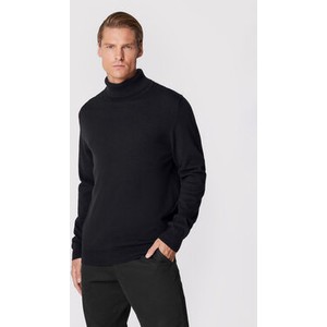 Czarny sweter Gino Rossi w stylu casual