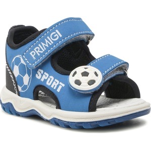 Niebieskie buty dziecięce letnie Primigi na rzepy ze skóry