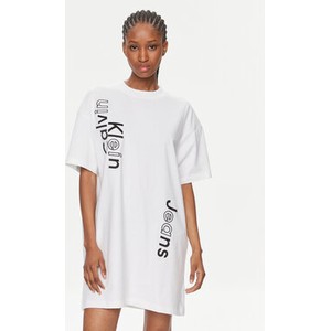 Sukienka Calvin Klein mini w stylu casual oversize