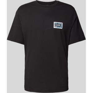 Czarny t-shirt Michael Kors z bawełny z krótkim rękawem