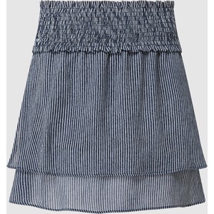 Granatowa spódnica DKNY z szyfonu w stylu casual