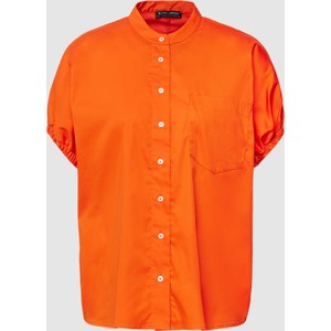 Pomarańczowa koszula Risy & Jerfs z bawełny z krótkim rękawem