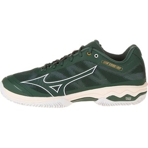 Zielone buty sportowe Mizuno sznurowane w sportowym stylu