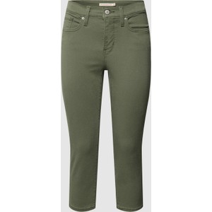 Zielone jeansy Levis w stylu casual