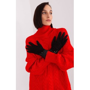 Czerwone rękawiczki Wool Fashion Italia