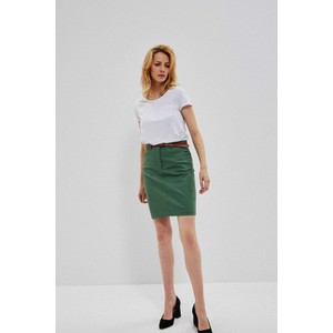 Zielona spódnica Moodo.pl w stylu casual mini