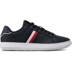 Sneakersy Tommy Hilfiger - Corporate Leather Cup Stripes FM0FM04732 Desert Sky Dw5