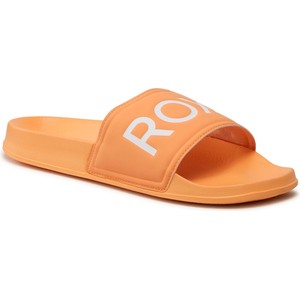 Pomarańczowe klapki Roxy w stylu casual