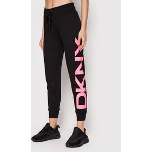 Spodnie sportowe DKNY w sportowym stylu z dresówki