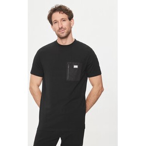 Czarny t-shirt Karl Lagerfeld w stylu casual
