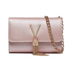 Różowa torebka Valentino mała matowa na ramię