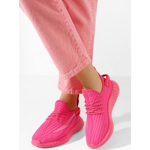 Różowe buty sportowe Zapatos sznurowane