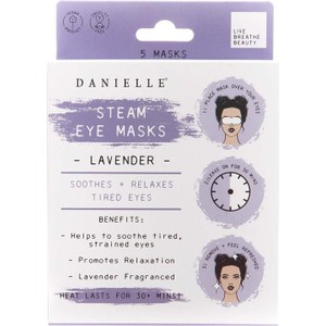 Danielle Beauty płatki na oczy Lavender Steam Eye Mask 5-pack