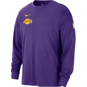 Fioletowa koszulka z długim rękawem Nike w sportowym stylu