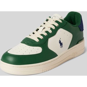 Zielone buty sportowe POLO RALPH LAUREN w sportowym stylu sznurowane
