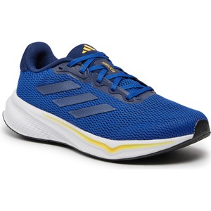 Niebieskie buty sportowe Adidas sznurowane