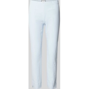 Niebieskie spodnie Seductive z bawełny w stylu retro