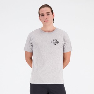 T-shirt New Balance z krótkim rękawem w stylu klasycznym z bawełny